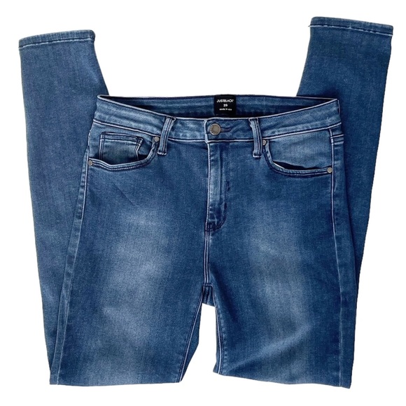 Just Black Denim Jeans Skinny Premium Pants - Picture 8 of 8